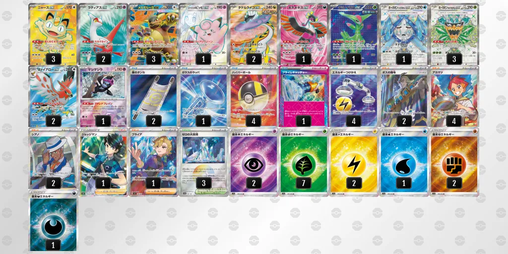 メガガルーラex のデッキリスト