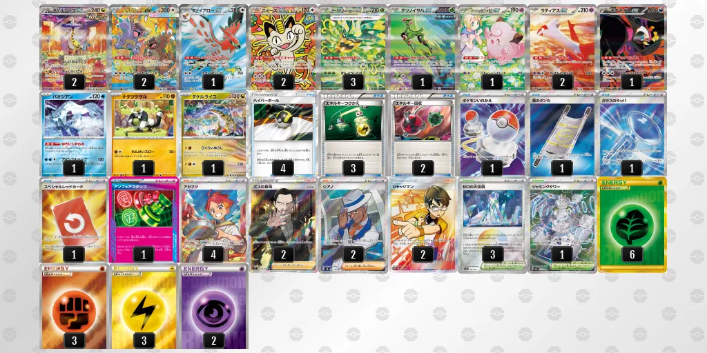 メガガルーラex のデッキリスト