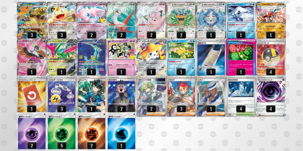メガガルーラex のデッキリスト