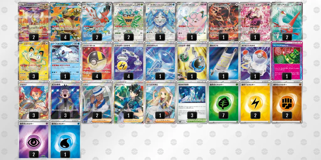 メガガルーラex のデッキリスト