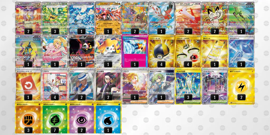 メガガルーラex のデッキリスト