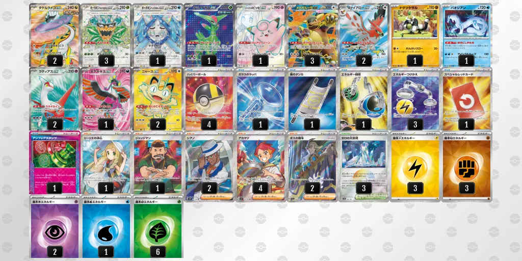 メガガルーラex のデッキリスト