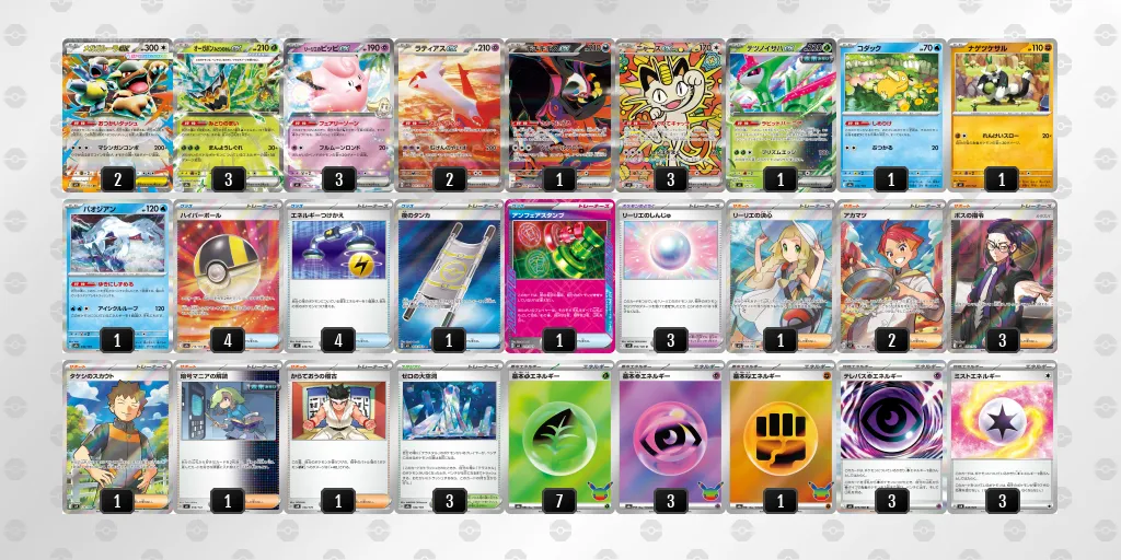 メガガルーラex のデッキリスト