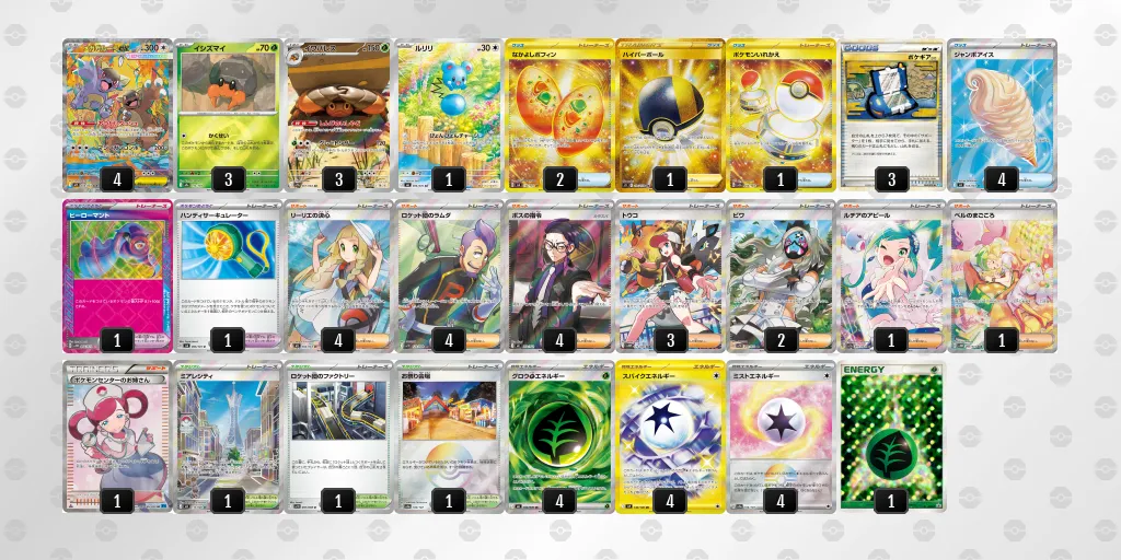 メガガルーラex のデッキリスト