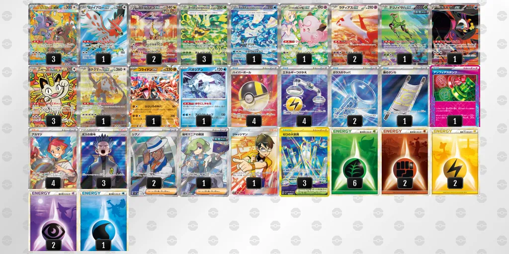 メガガルーラex のデッキリスト